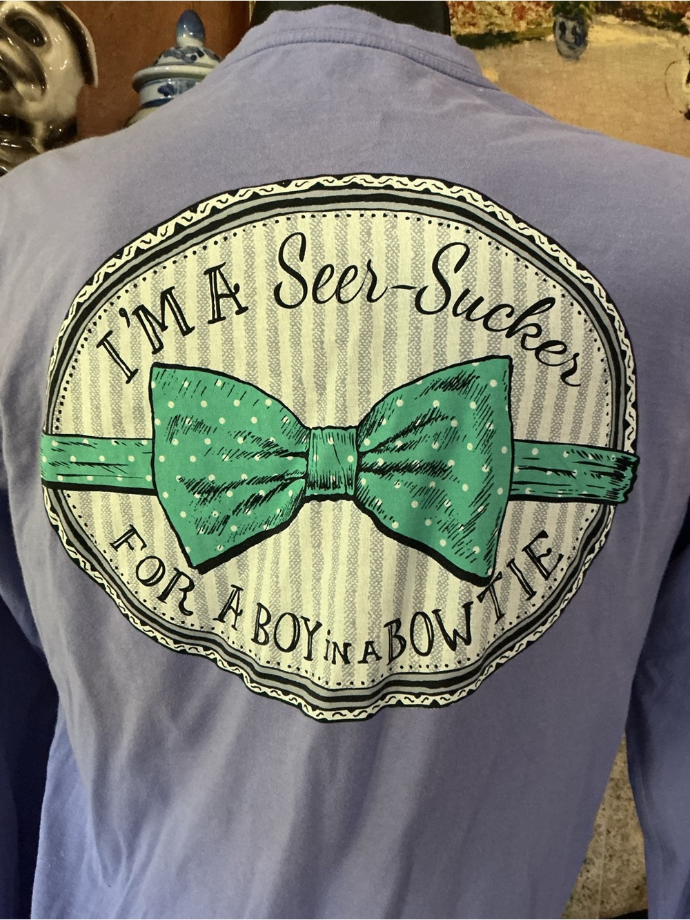 Lauren James Long-Sleeve Preppy Chic Tee M